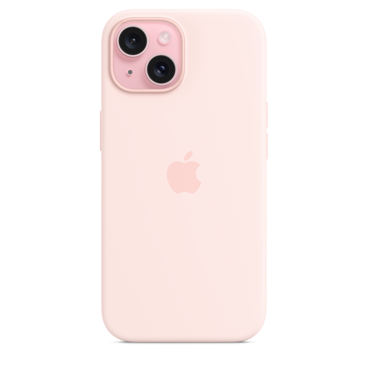 iPhone 15 Silicone Case with MagSafe - Light Pink - iSTYLE HR