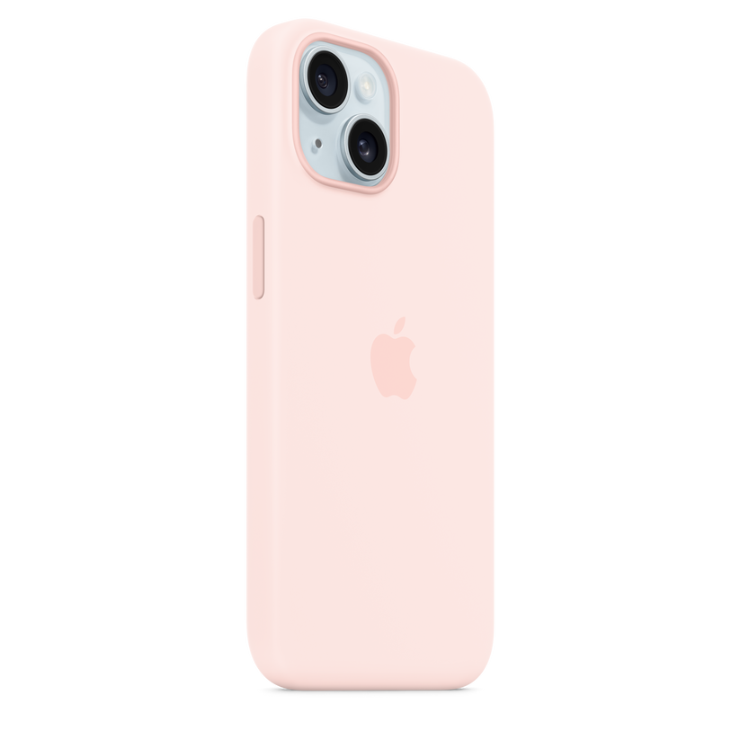 iPhone 15 Silicone Case with MagSafe - Light Pink - iSTYLE HR