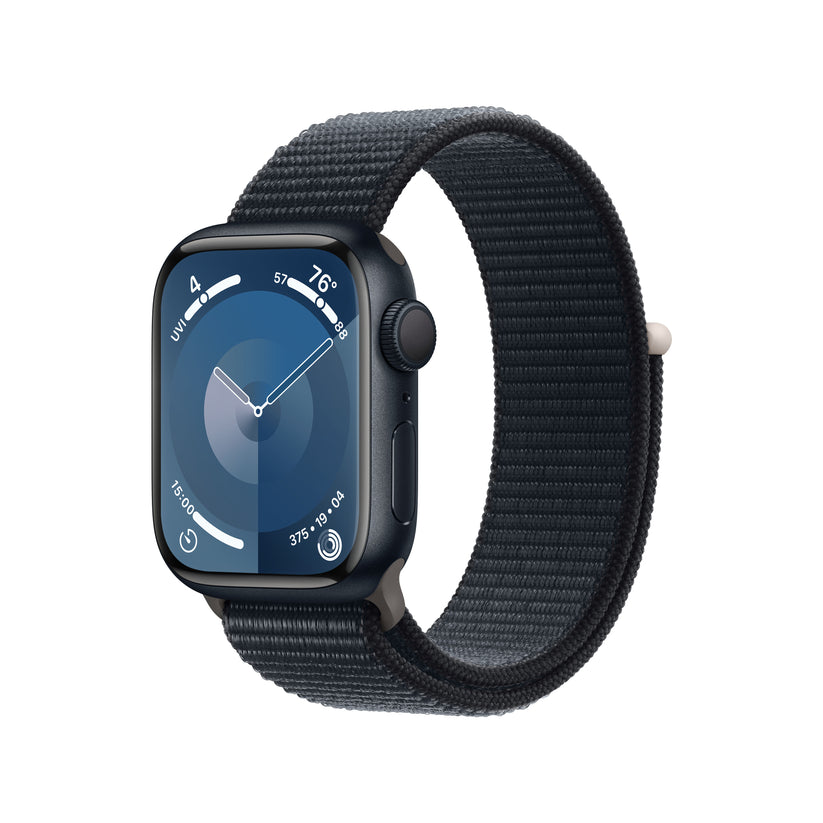 Apple Watch Series 9 GPS 41mm Midnight Aluminum Case with Midnight Sport Loop - iSTYLE HR