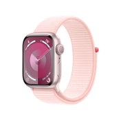 Apple Watch Series 9 GPS 41mm Pink Aluminum Case with Light Pink Sport Loop - iSTYLE HR