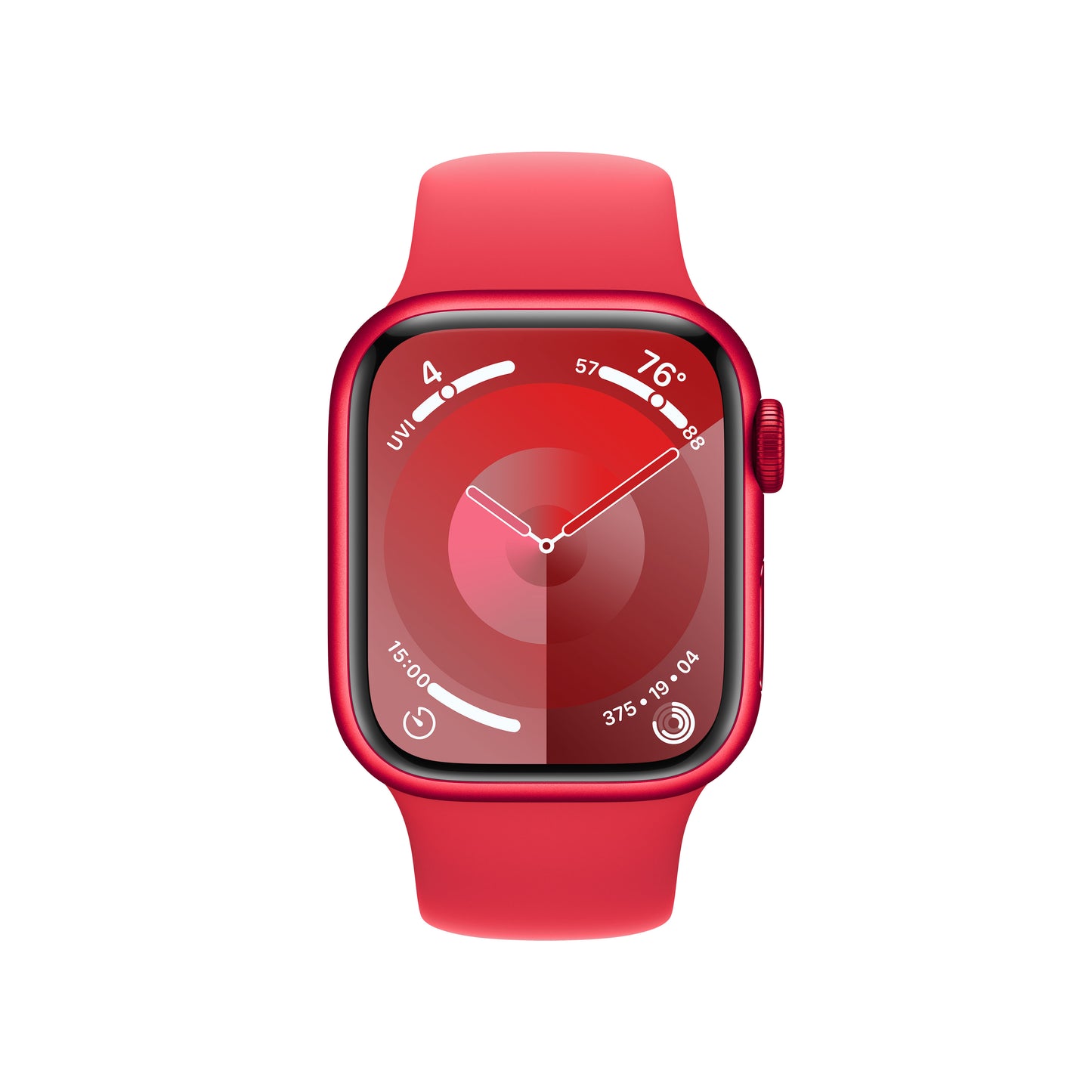 Apple Watch Series 9 GPS 41mm (PRODUCT)RED Aluminum Case with (PRODUCT)RED Sport Band - S/M - iSTYLE HR