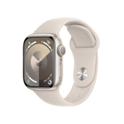 Apple Watch Series 9 GPS 41mm Starlight Aluminum Case with Starlight Sport Band - M/L - iSTYLE HR