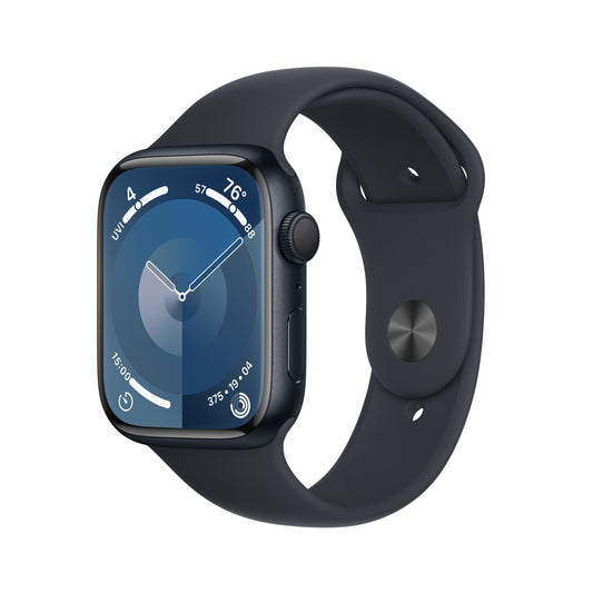 Apple Watch Series 9 GPS 45mm Midnight Aluminum Case with Midnight Sport Band - M/L - iSTYLE HR