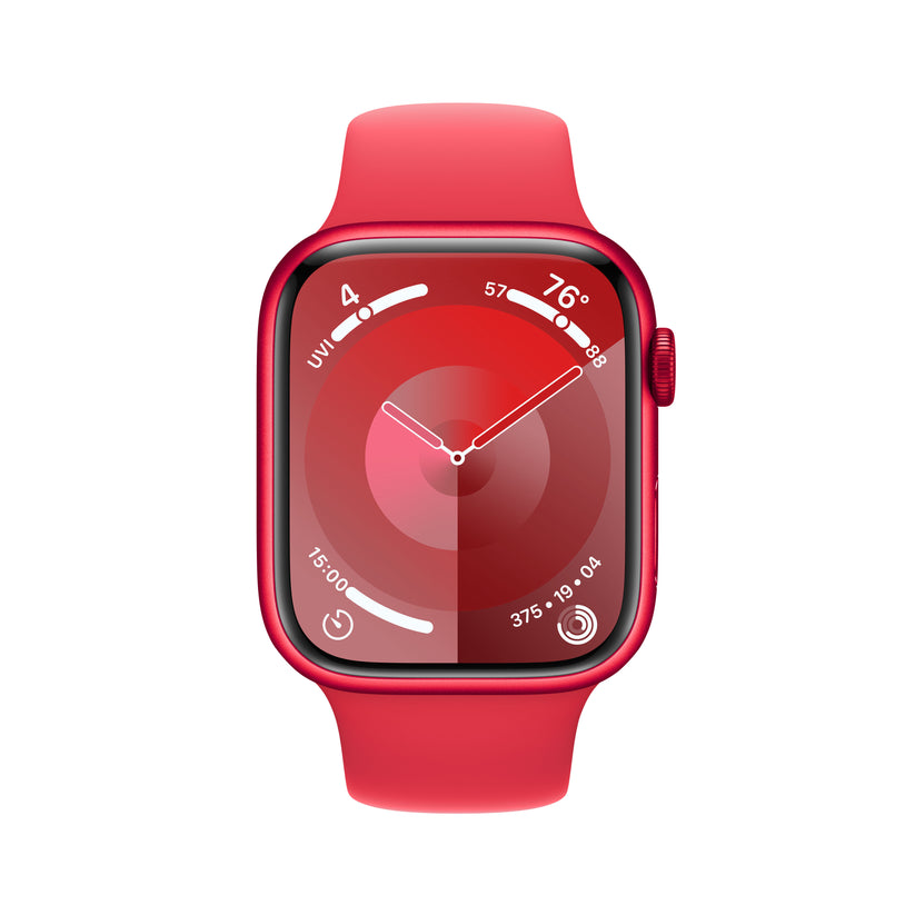 Apple Watch Series 9 GPS 45mm (PRODUCT)RED Aluminum Case with (PRODUCT)RED Sport Band - M/L - iSTYLE HR