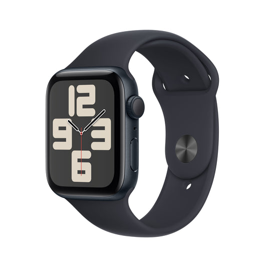 Apple Watch SE GPS 44mm Midnight Aluminum Case with Midnight Sport Band - S/M - iSTYLE HR