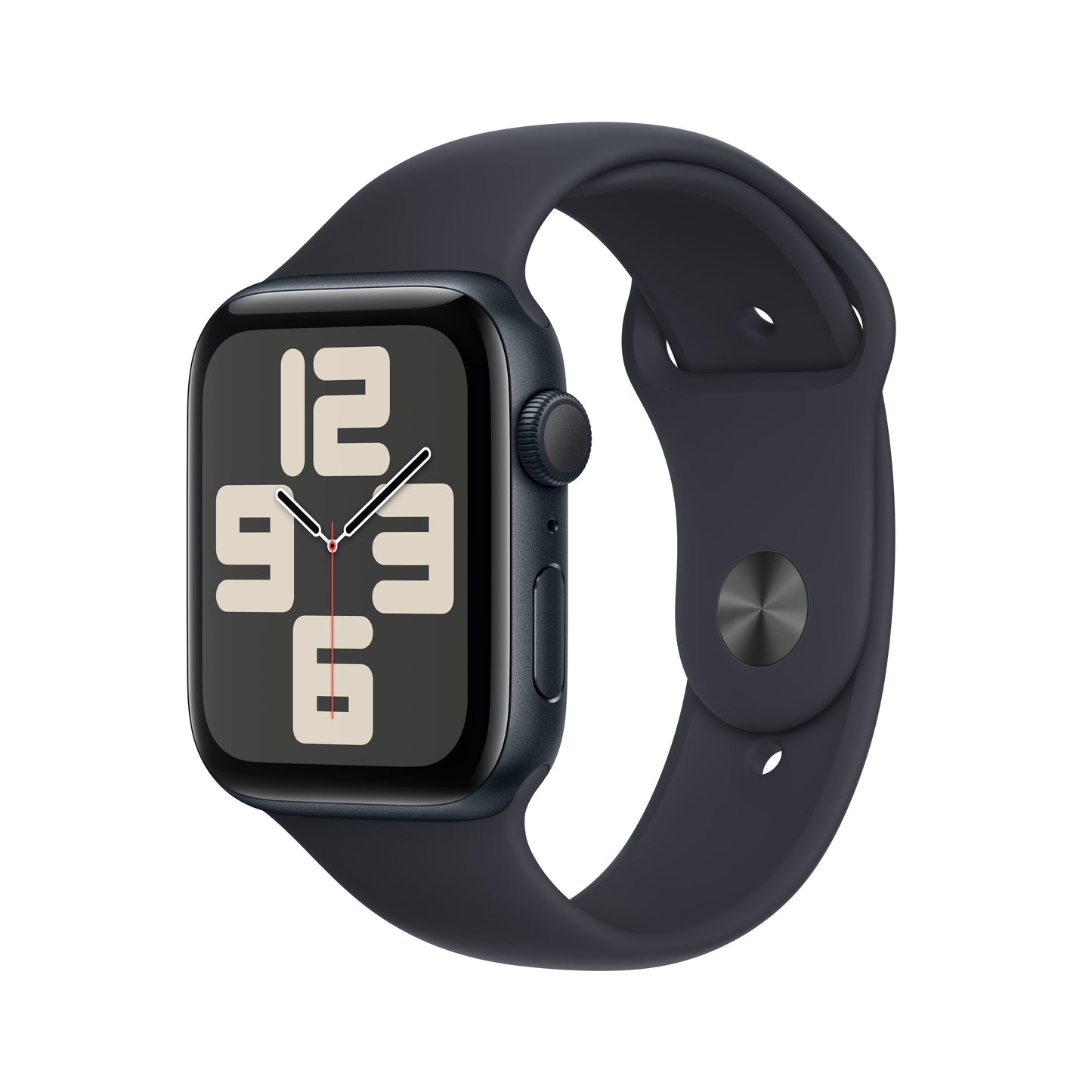 Apple Watch SE GPS 44mm Midnight Aluminum Case with Midnight Sport Band - M/L - iSTYLE HR