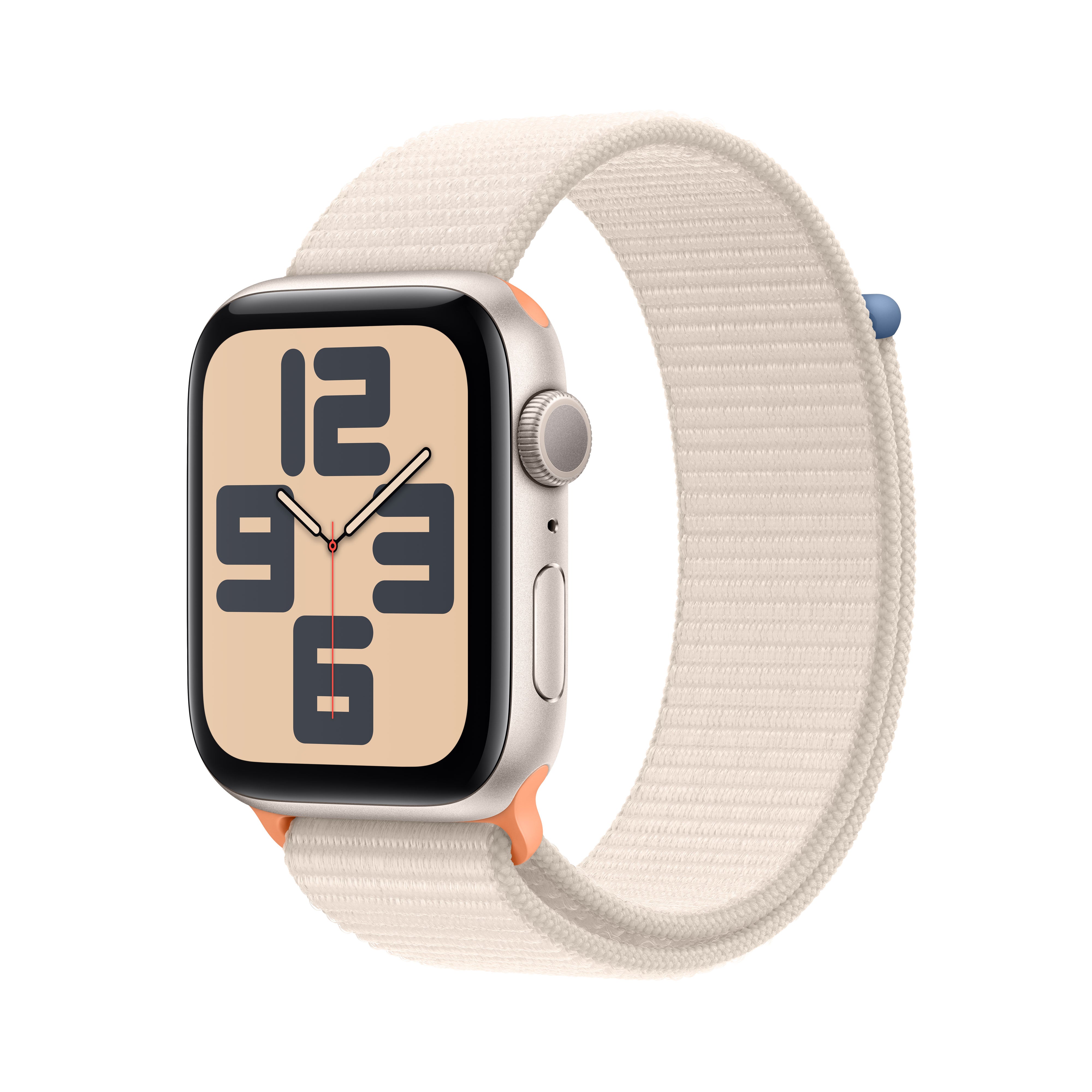 Apple Watch SE GPS 44mm zvjezdano bijelo aluminijsko kućište s zvjezdano bijelom Sport Loopom