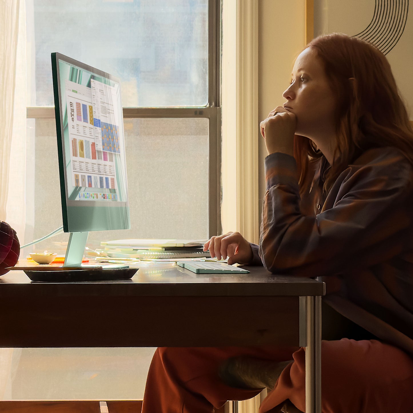 24-inch iMac with Retina 4.5K display: Apple M3 chip with 8‑core CPU and 8‑core GPU, 256GB SSD - Blue - iSTYLE.hr