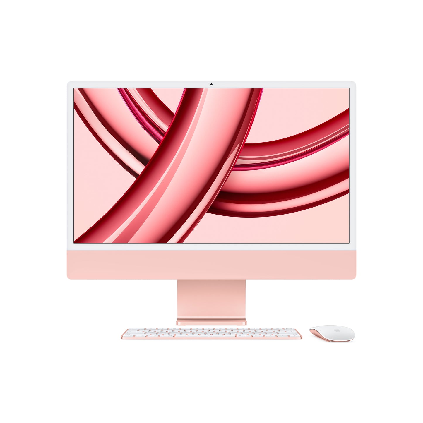 24-inch iMac with Retina 4.5K display: Apple M3 chip with 8‑core CPU and 10‑core GPU, 512GB SSD - Pink - iSTYLE HR