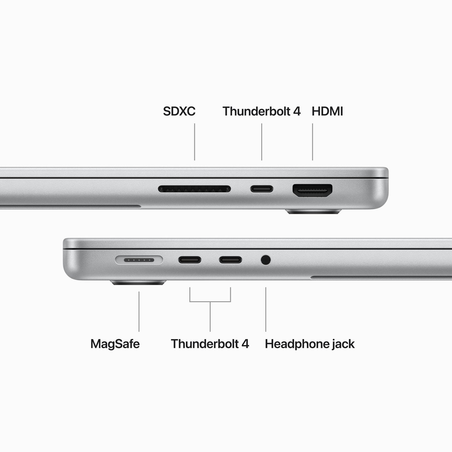 14-inch MacBook Pro: Apple M3 Pro chip with 11‑core CPU and 14‑core GPU, 512GB SSD - Silver - iSTYLE HR