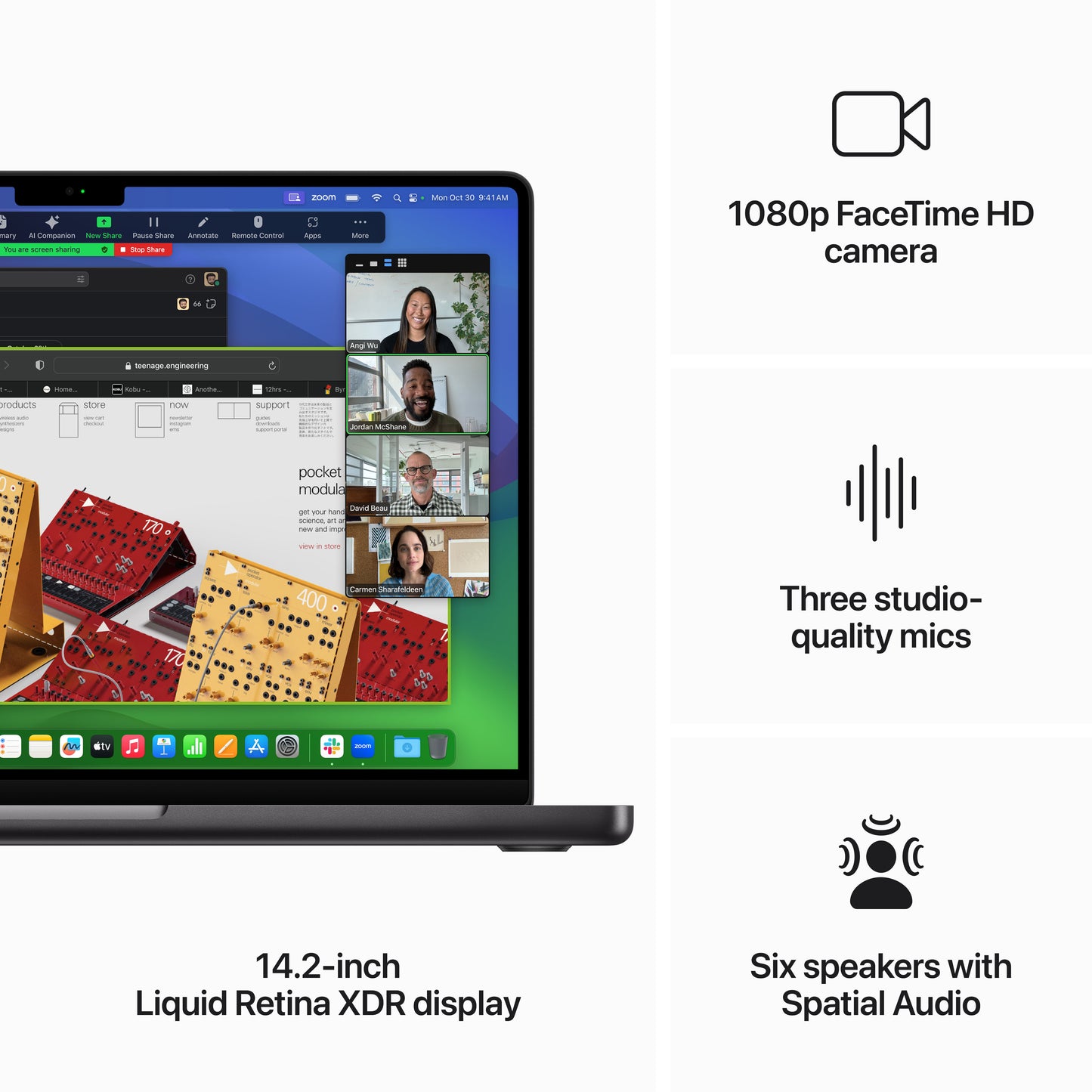 14-inch MacBook Pro: Apple M3 Pro chip with 12‑core CPU and 18‑core GPU, 1TB SSD - Space Black - iSTYLE HR