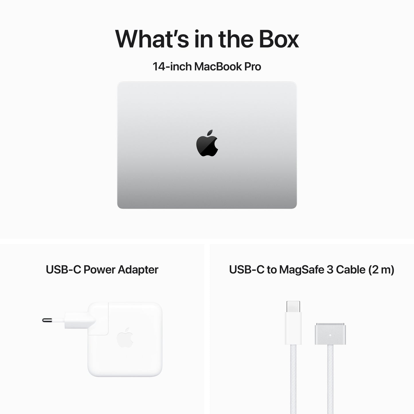 14-inch MacBook Pro: Apple M3 chip with 8‑core CPU and 10‑core GPU, 512GB SSD - Silver - iSTYLE HR