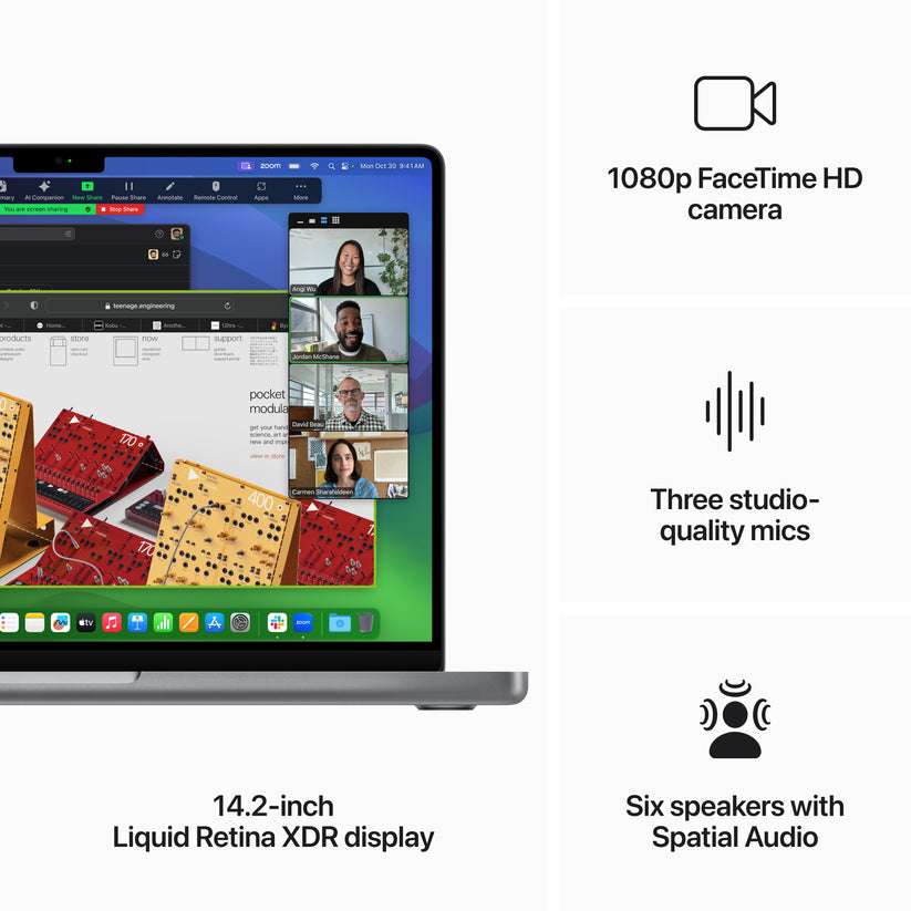 14-inch MacBook Pro: Apple M3 chip with 8‑core CPU and 10‑core GPU, 512GB SSD - Space Gray - iSTYLE HR