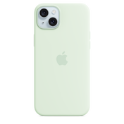 iPhone 15 Plus Silicone Case with MagSafe - Soft Mint - iSTYLE HR