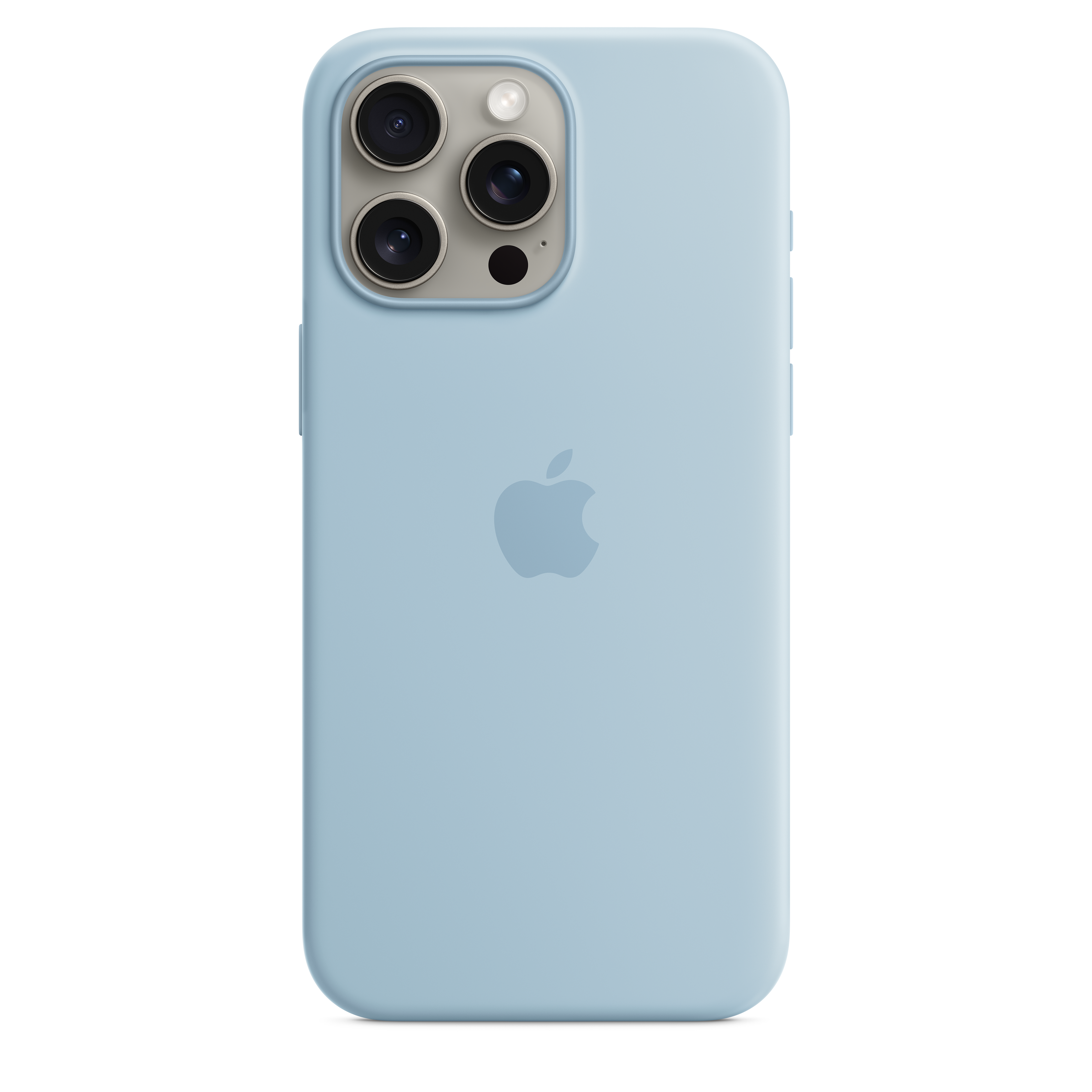 Silikonska maskica s MagSafe za iPhone 15 Pro Max - svijetlo plava