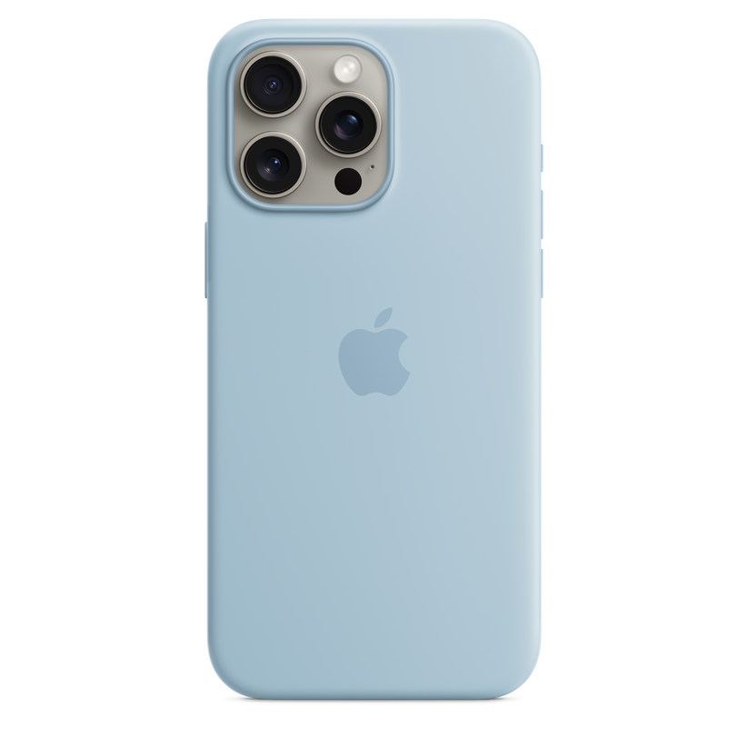 iPhone 15 Pro Max Silicone Case with MagSafe - Light Blue - iSTYLE HR