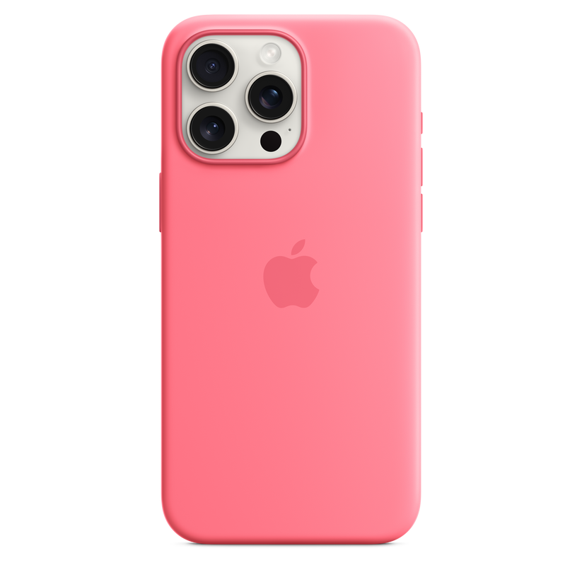 iPhone 15 Pro Max Silicone Case with MagSafe - Pink - iSTYLE HR