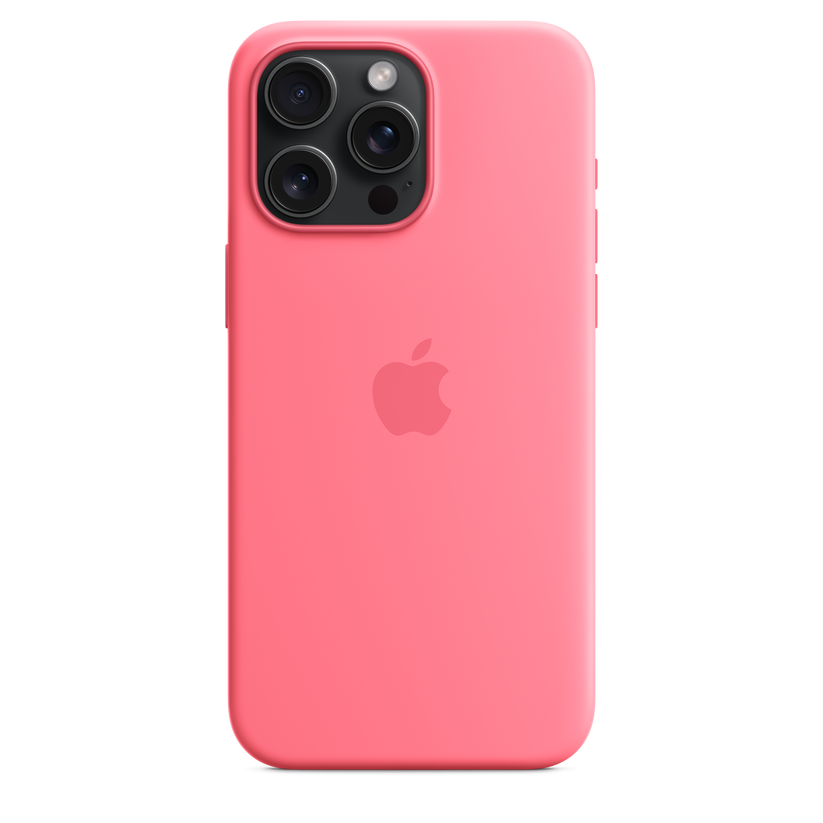 iPhone 15 Pro Max Silicone Case with MagSafe - Pink - iSTYLE HR