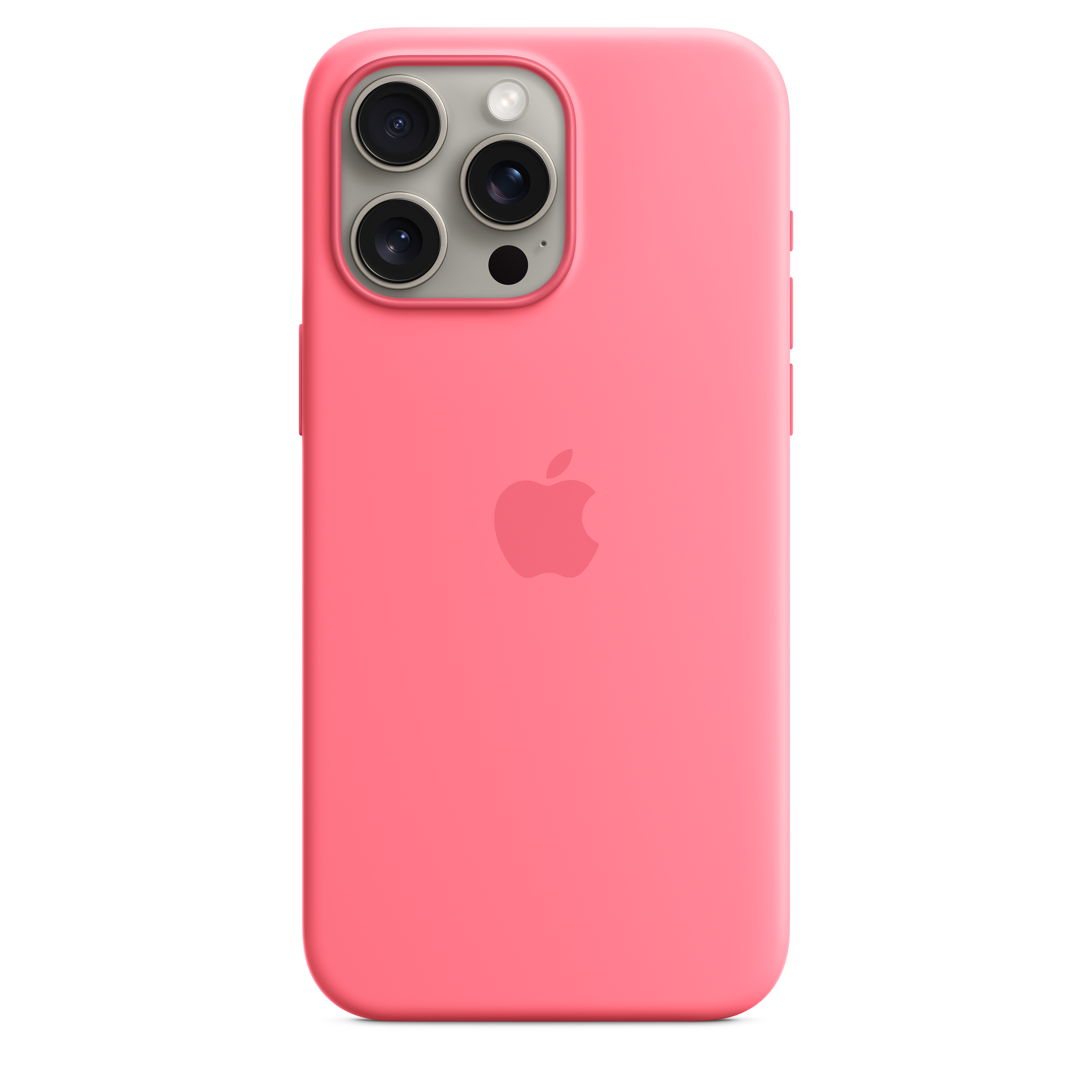 Silikonska maskica s MagSafe za iPhone 15 Pro Max - ružičasta