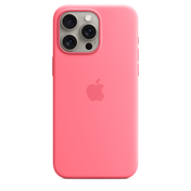 iPhone 15 Pro Max Silicone Case with MagSafe - Pink - iSTYLE HR