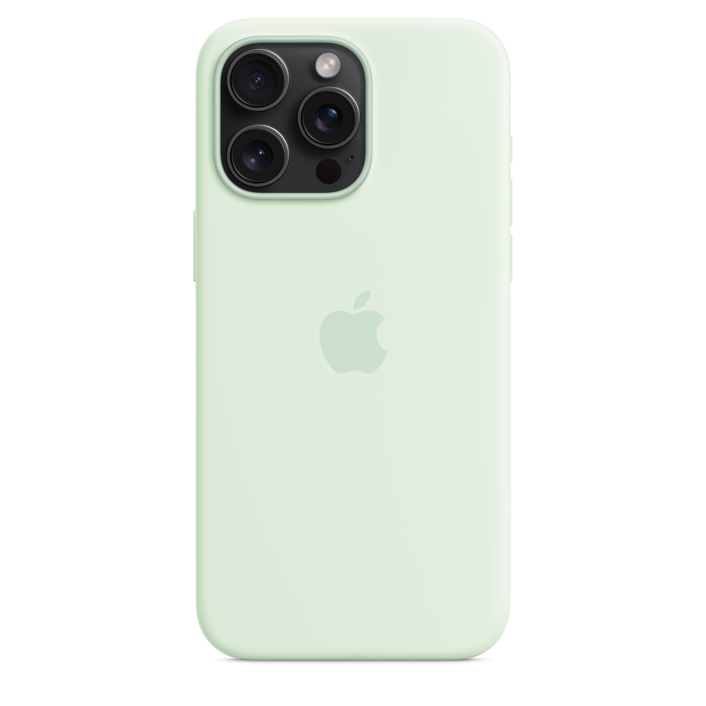 iPhone 15 Pro Max Silicone Case with MagSafe - Soft Mint - iSTYLE HR