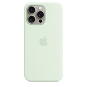 iPhone 15 Pro Max Silicone Case with MagSafe - Soft Mint - iSTYLE HR