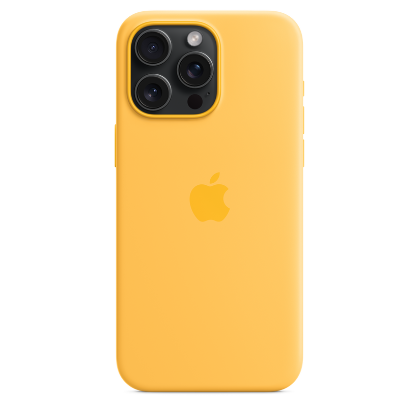 iPhone 15 Pro Max Silicone Case with MagSafe - Sunshine - iSTYLE HR