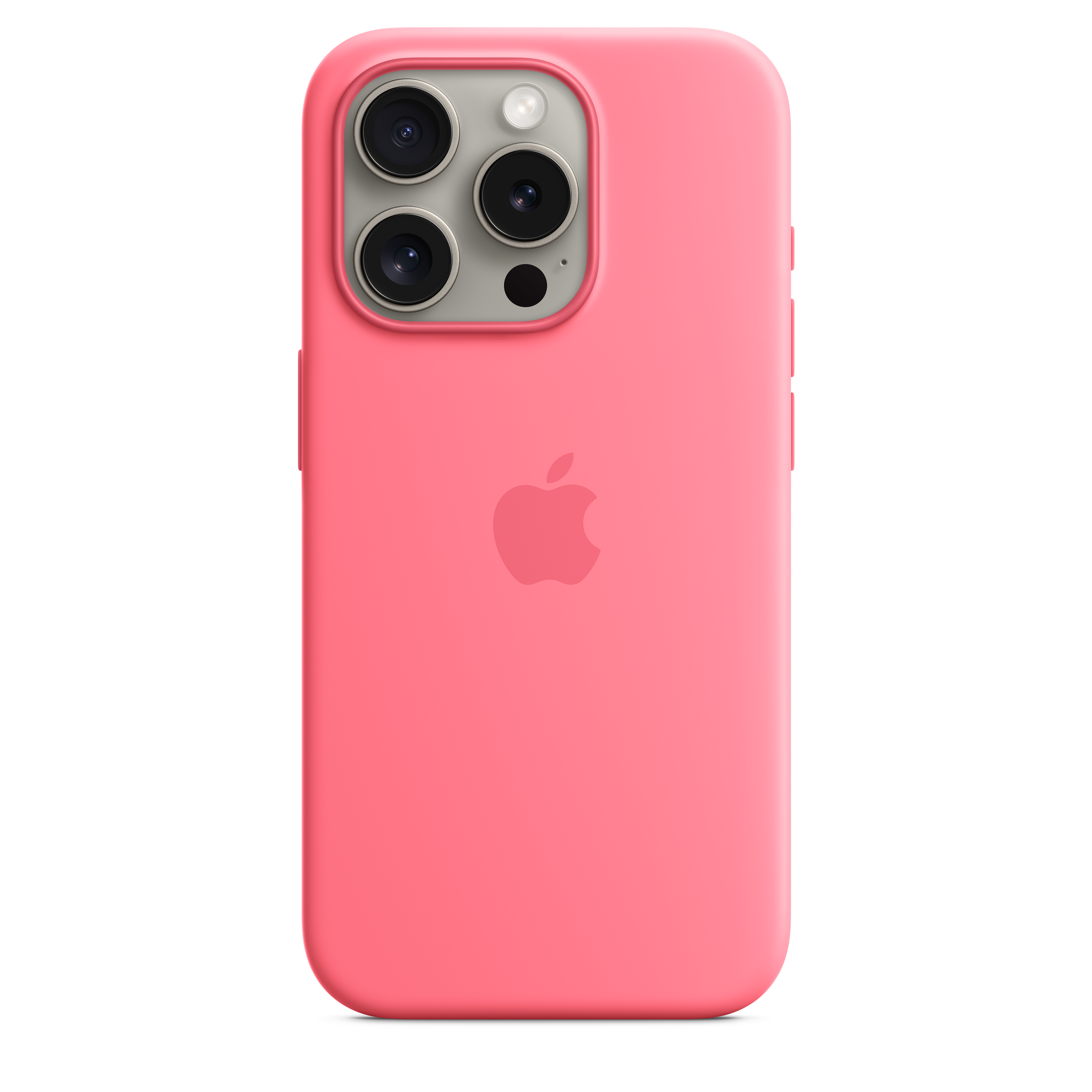 Silikonska maskica s MagSafe za iPhone 15 Pro - ružičasta