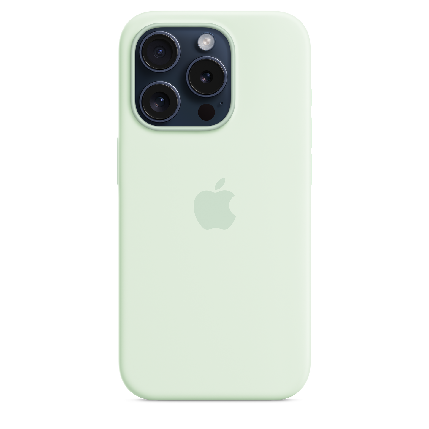 iPhone 15 Pro Silicone Case with MagSafe - Soft Mint - iSTYLE HR