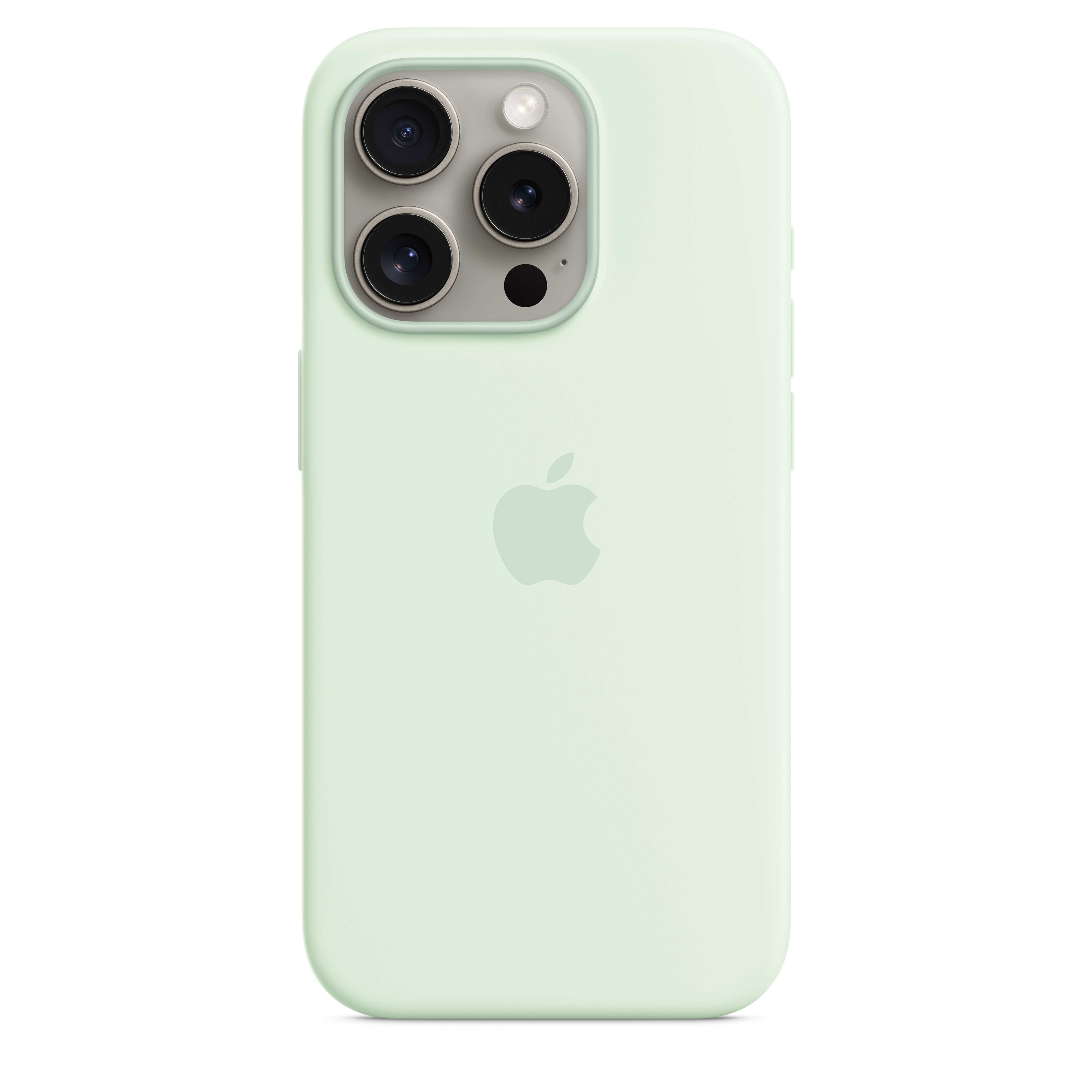 Silikonska maskica s MagSafe za iPhone 15 Pro - mekana menta