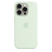 iPhone 15 Pro Silicone Case with MagSafe - Soft Mint - iSTYLE HR