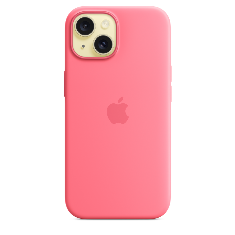 iPhone 15 Silicone Case with MagSafe - Pink - iSTYLE HR