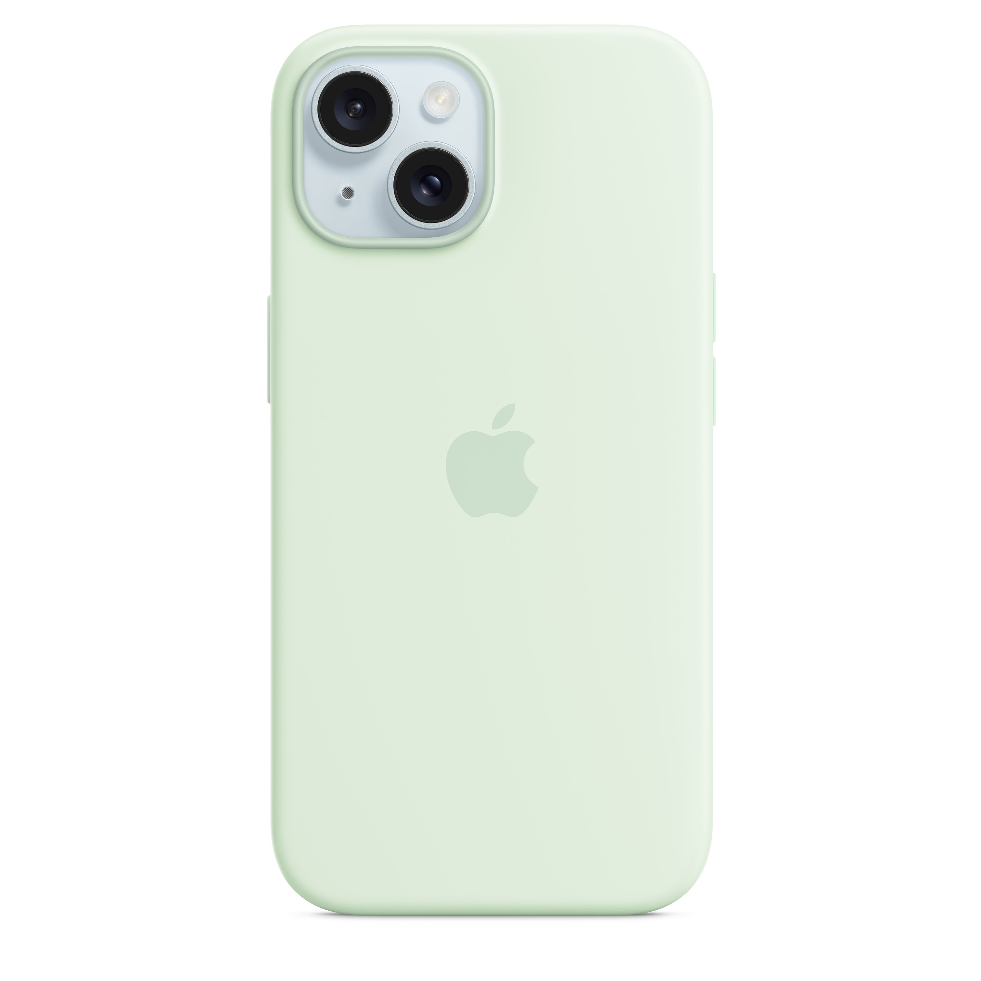 Silikonska maskica s MagSafe za iPhone 15 - mekana menta