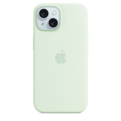 iPhone 15 Silicone Case with MagSafe - Soft Mint - iSTYLE HR