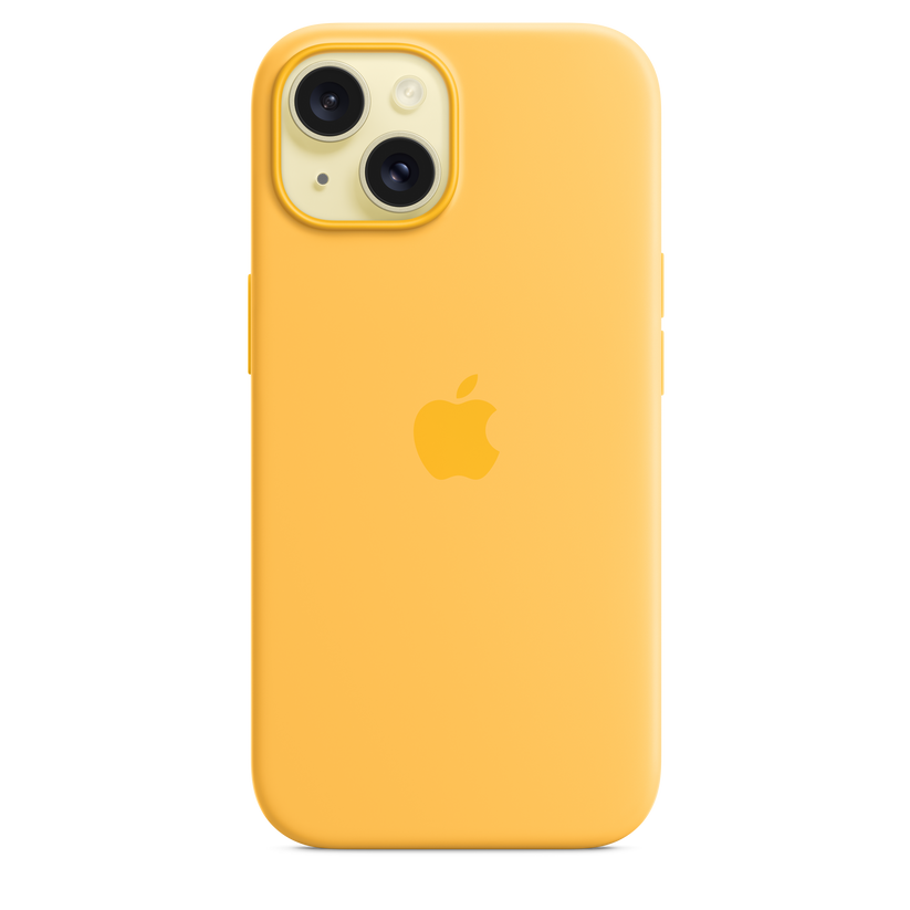 iPhone 15 Silicone Case with MagSafe - Sunshine - iSTYLE HR