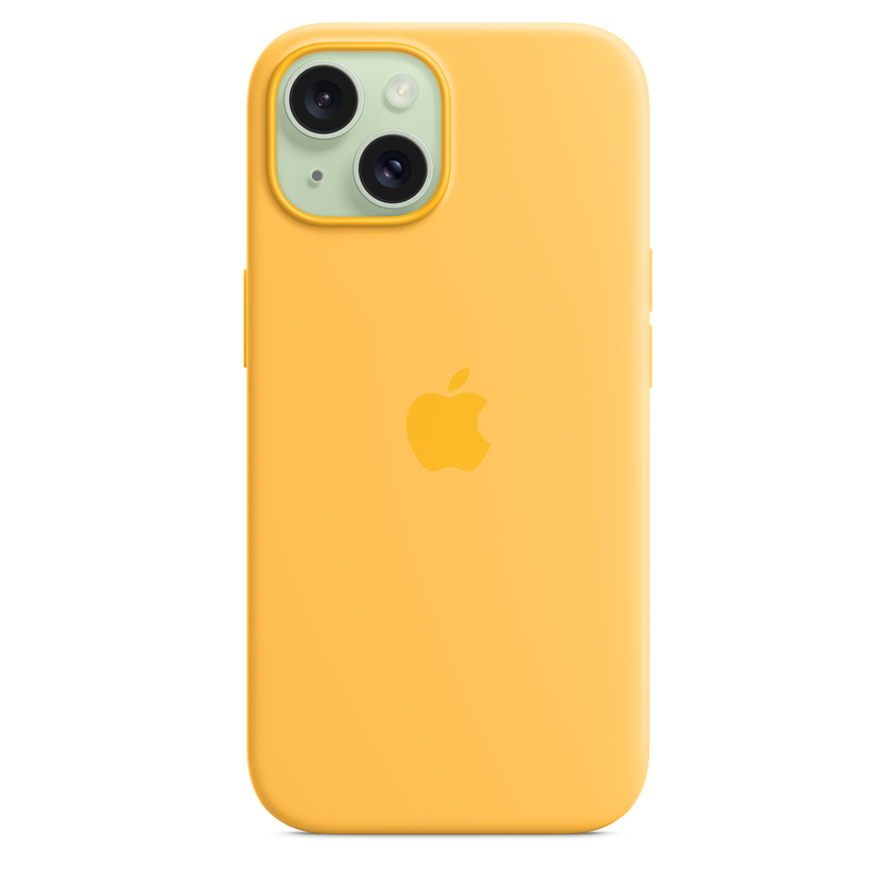 iPhone 15 Silicone Case with MagSafe - Sunshine - iSTYLE HR