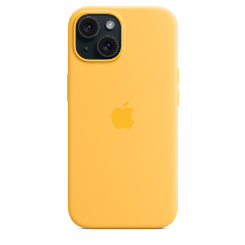 iPhone 15 Silicone Case with MagSafe - Sunshine - iSTYLE HR