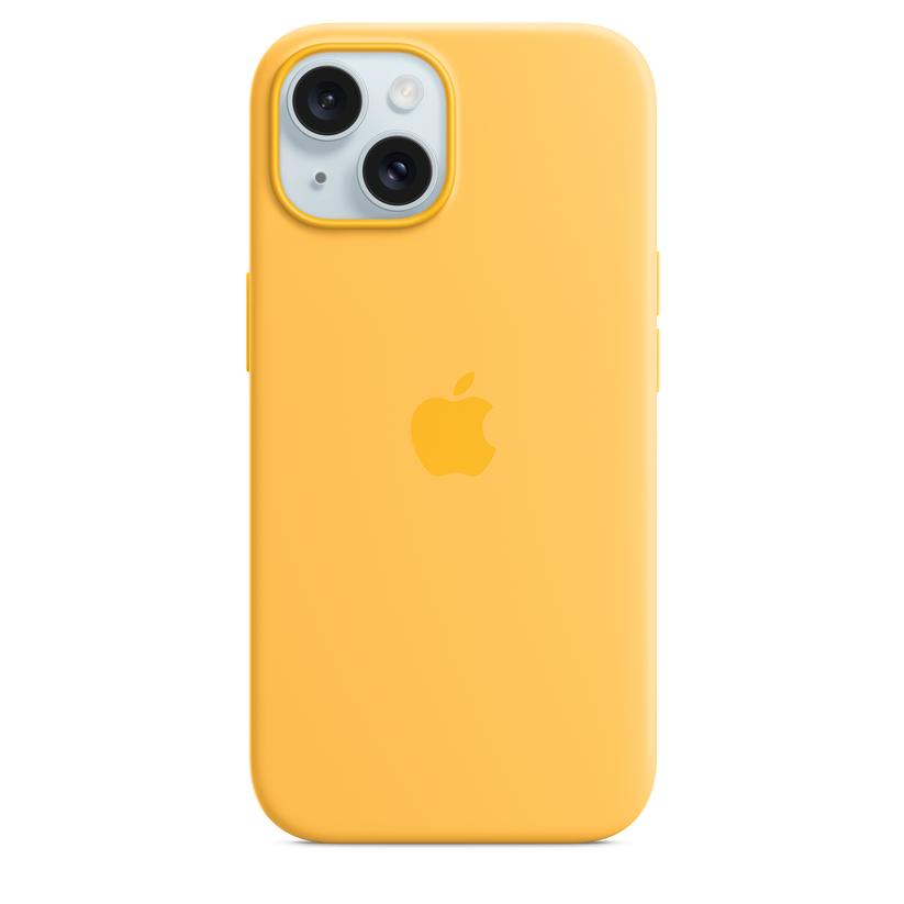 iPhone 15 Silicone Case with MagSafe - Sunshine - iSTYLE HR