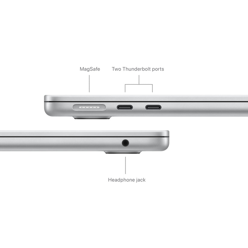 13-inch MacBook Air: Apple M3 chip with 8‑core CPU and 10‑core GPU, 512GB SSD - Silver - iSTYLE HR