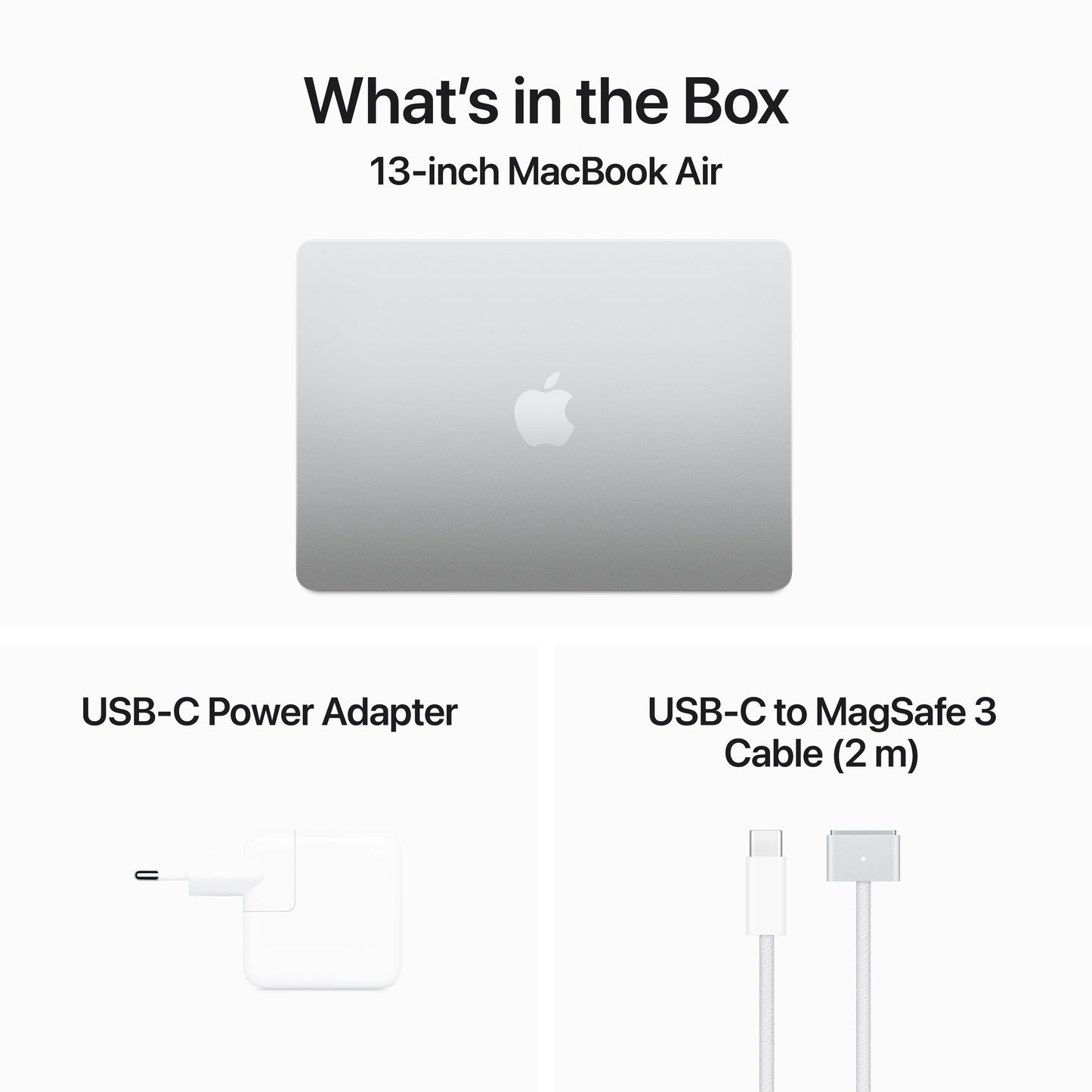 13-inch MacBook Air: Apple M3 chip with 8‑core CPU and 8‑core GPU, 256GB SSD - Silver - iSTYLE HR