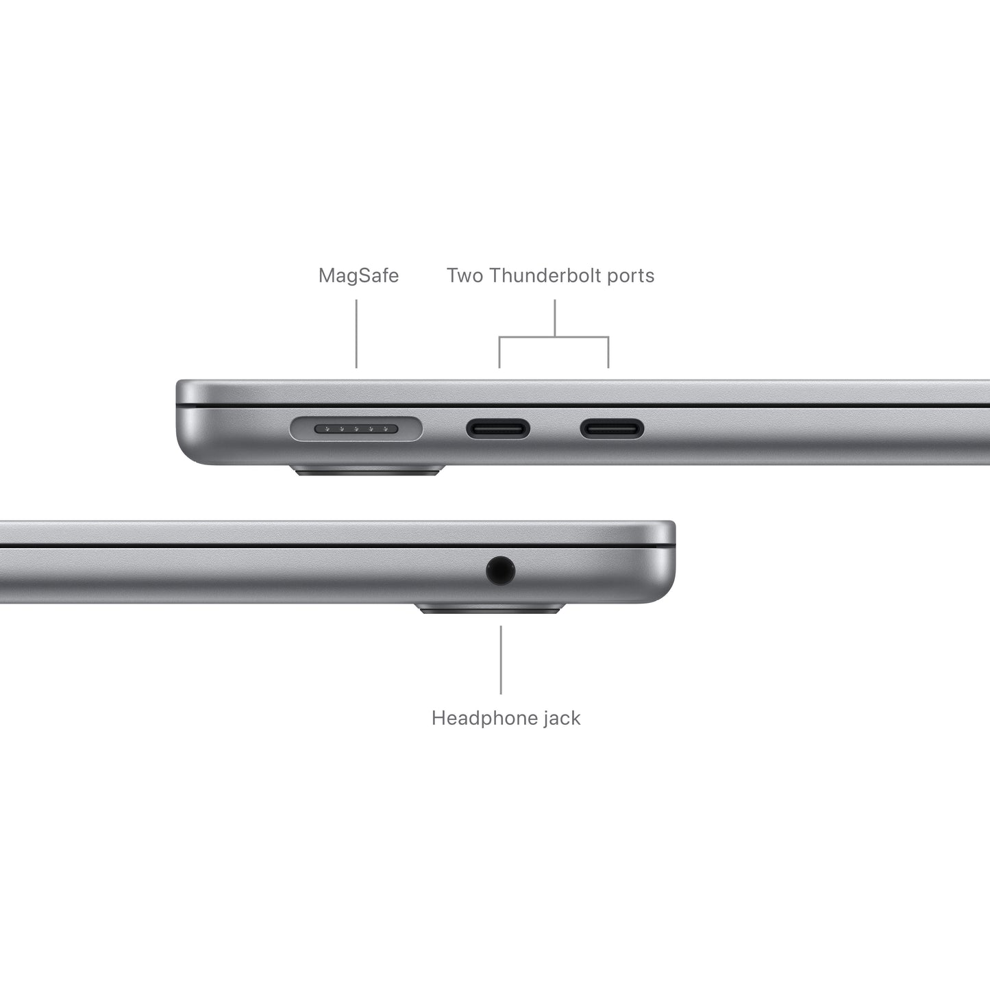 13-inch MacBook Air: Apple M3 chip with 8‑core CPU and 8‑core GPU, 256GB SSD - Space Gray - iSTYLE HR