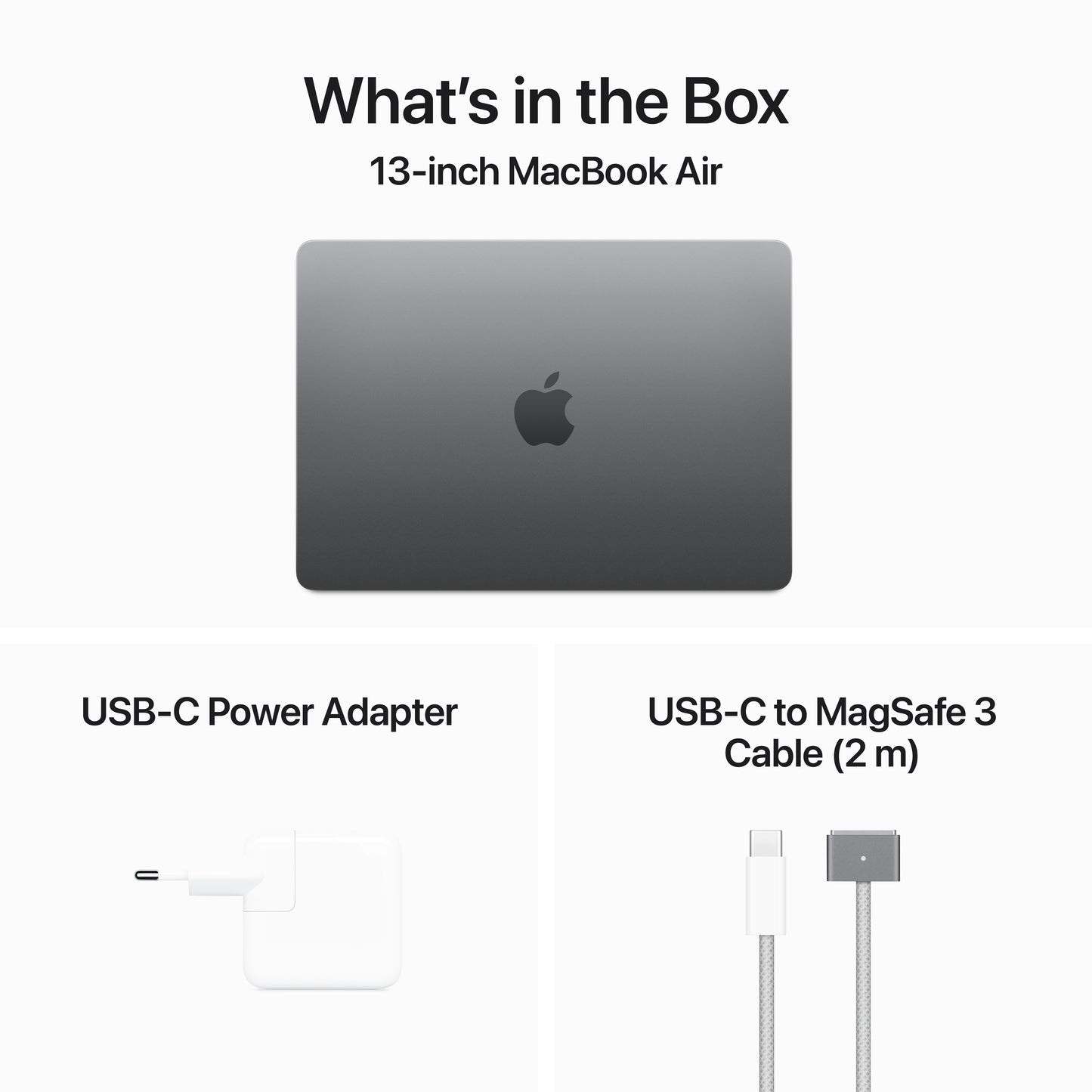 13-inch MacBook Air: Apple M3 chip with 8‑core CPU and 8‑core GPU, 256GB SSD - Space Gray - iSTYLE HR