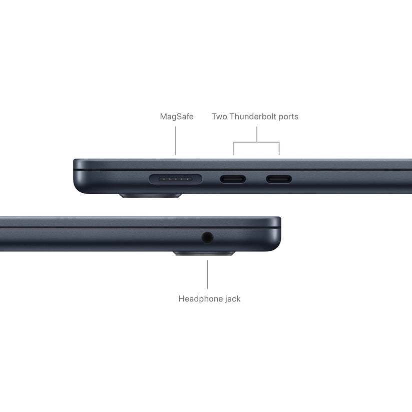 15-inch MacBook Air: Apple M3 chip with 8‑core CPU and 10‑core GPU, 256GB SSD - Midnight - iSTYLE HR