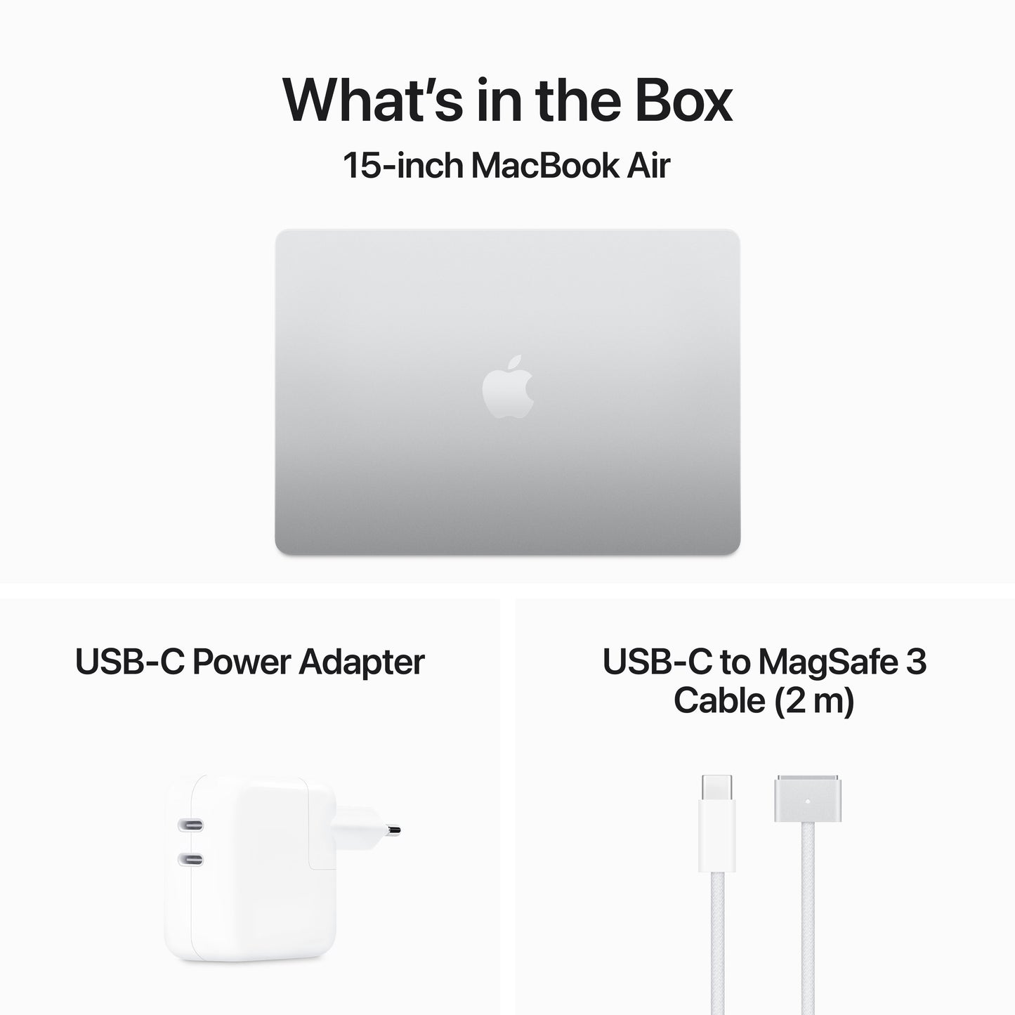 15-inch MacBook Air: Apple M3 chip with 8‑core CPU and 10‑core GPU, 256GB SSD - Silver - iSTYLE HR