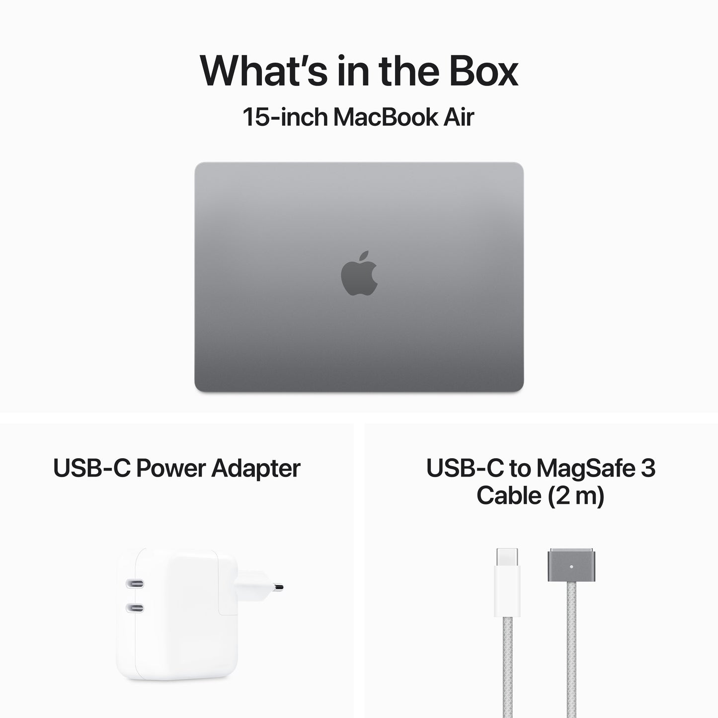 15-inch MacBook Air: Apple M3 chip with 8‑core CPU and 10‑core GPU, 512GB SSD - Space Gray - iSTYLE HR