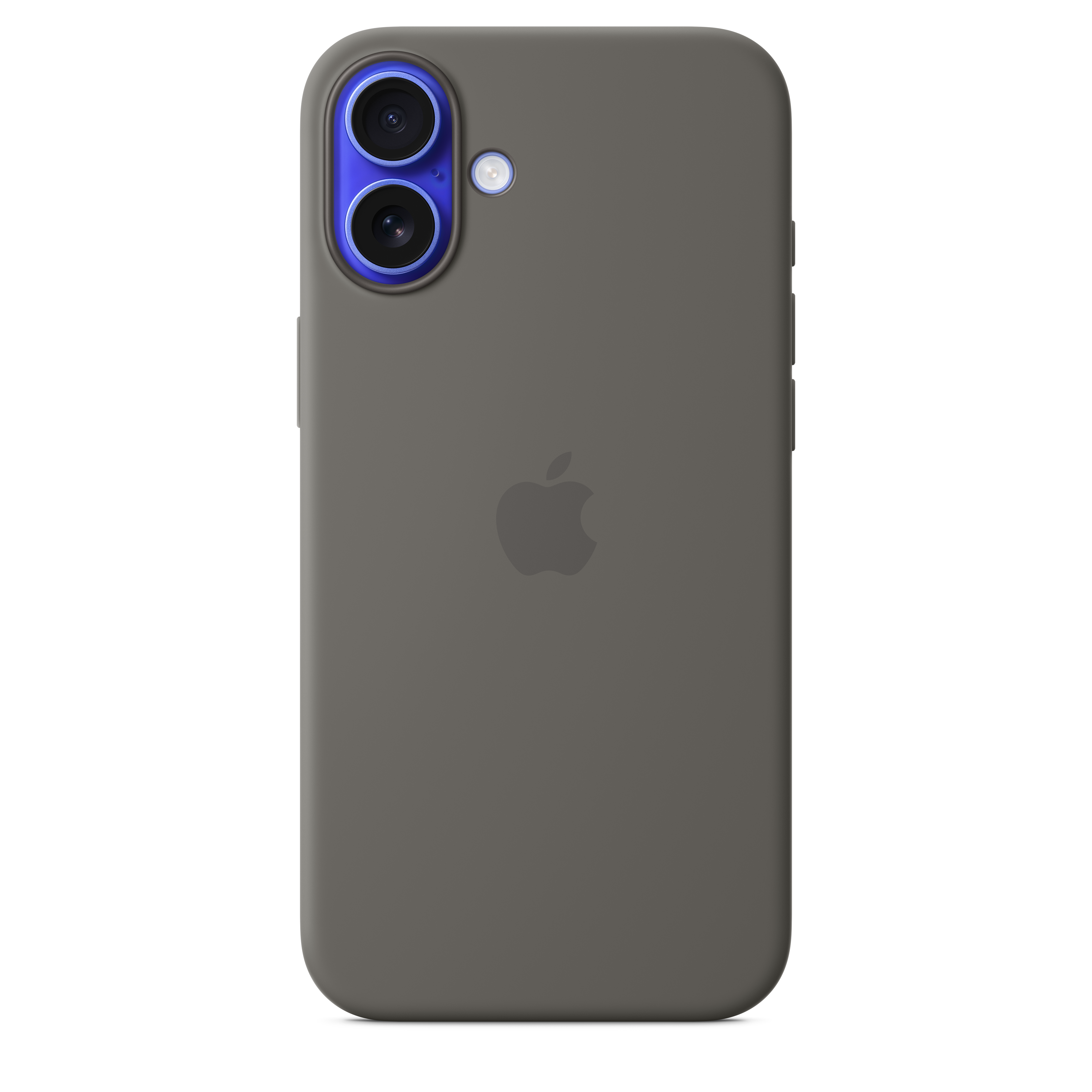 Plus iPhone 16 silikonska maska s MagSafe kameno siva