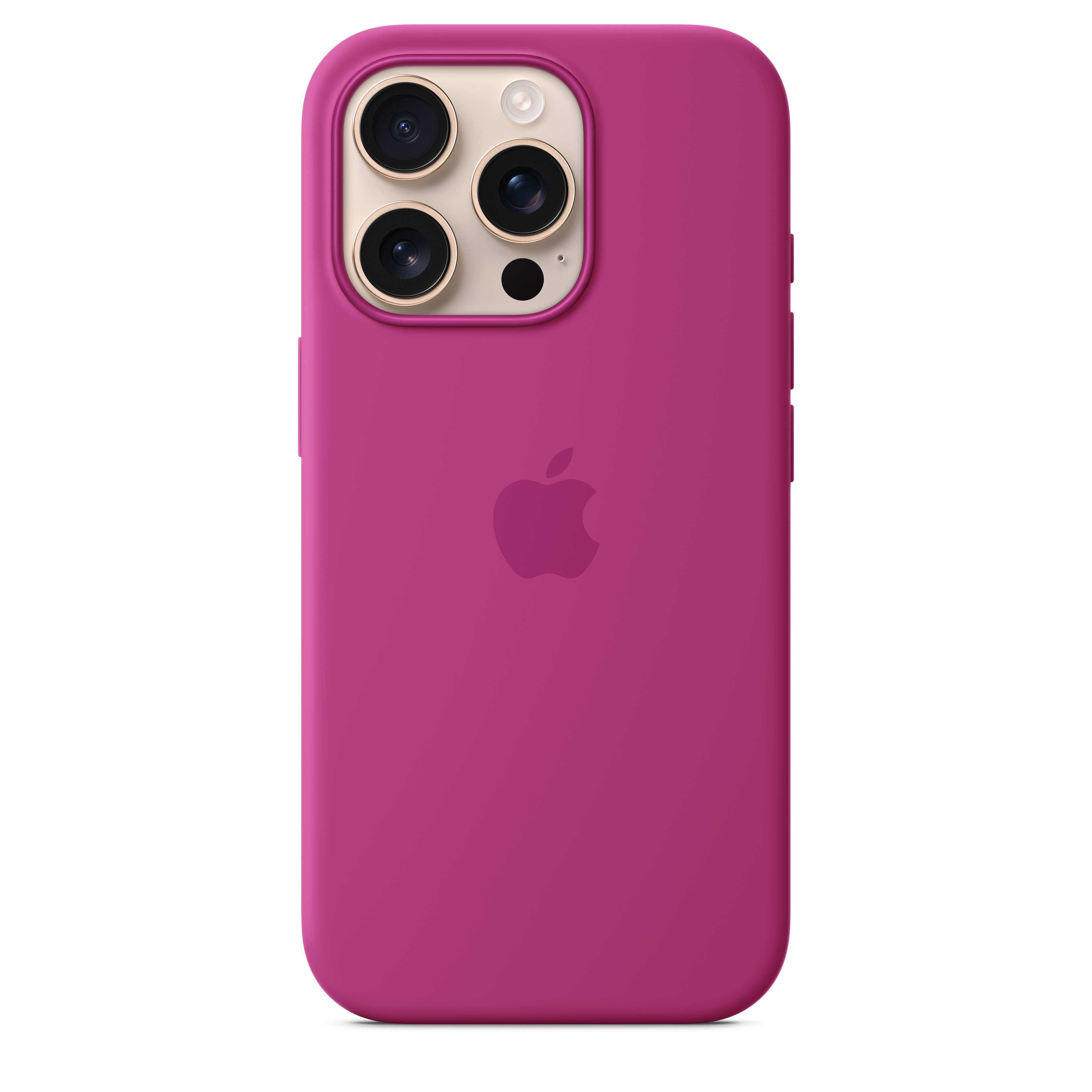 iPhone 16 Pro silikonska maska s MagSafe - fuksija