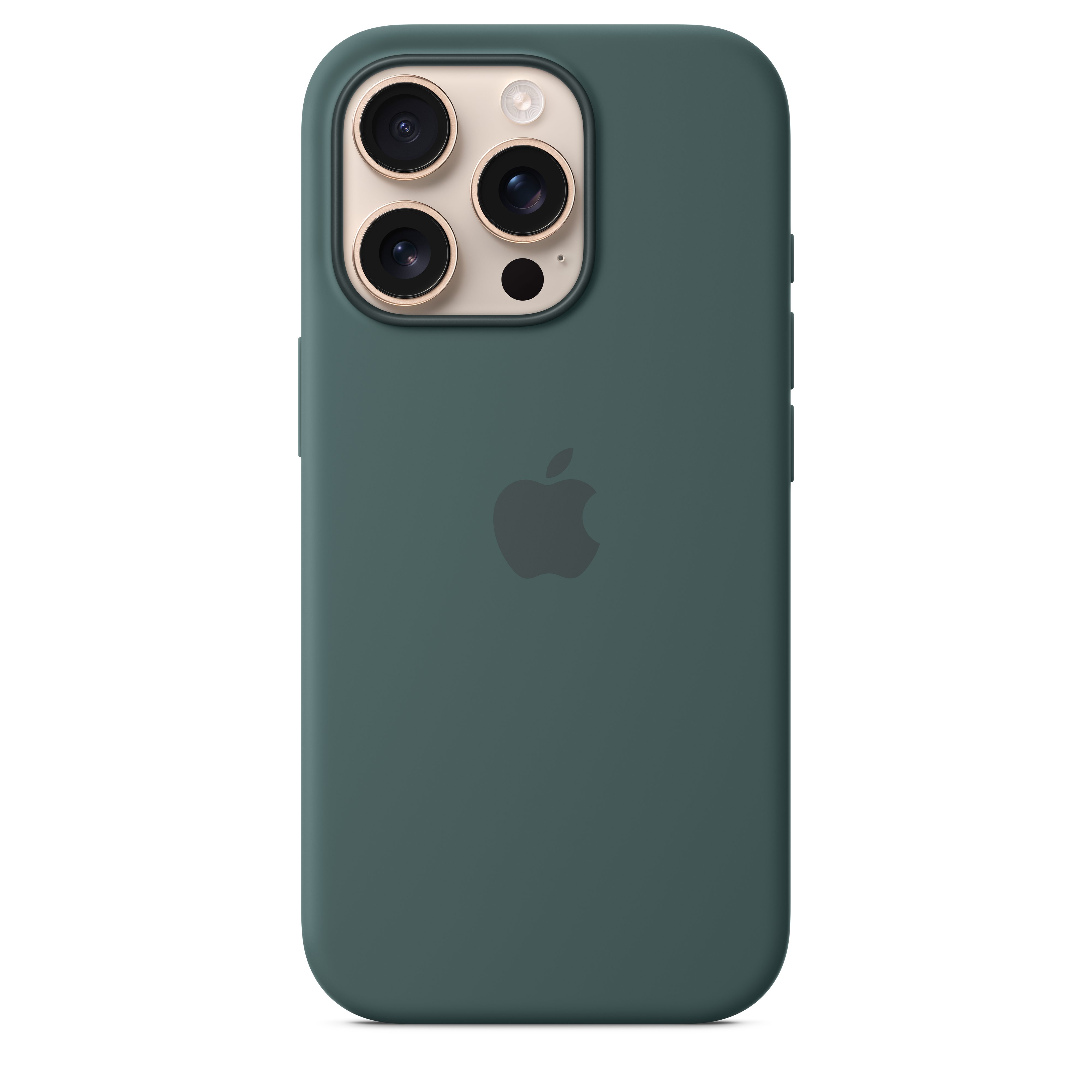 iPhone 16 Pro silikonska maska s MagSafe - jezerska zelena