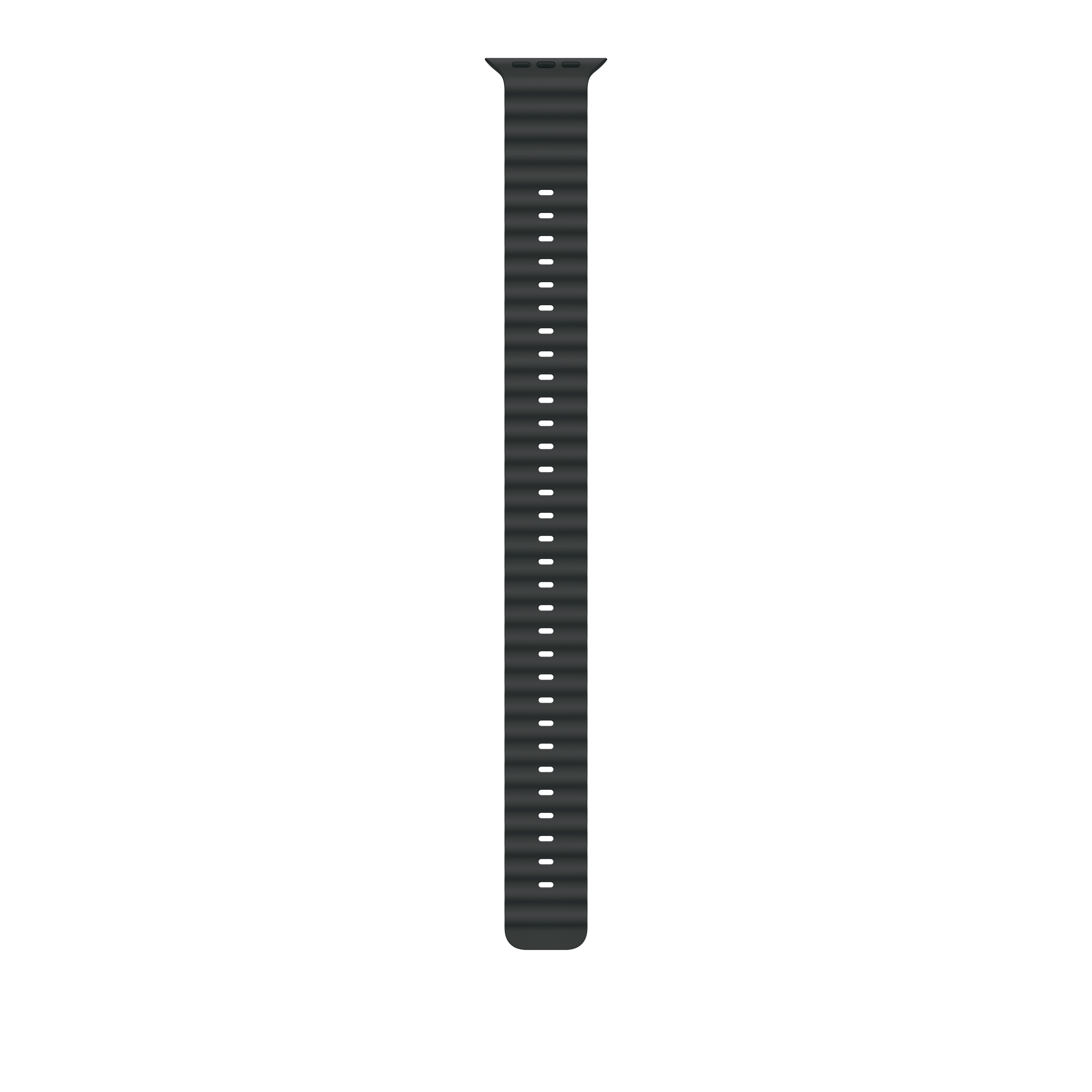 49 mm Ocean Band Extension - prirodni titanij - crna
