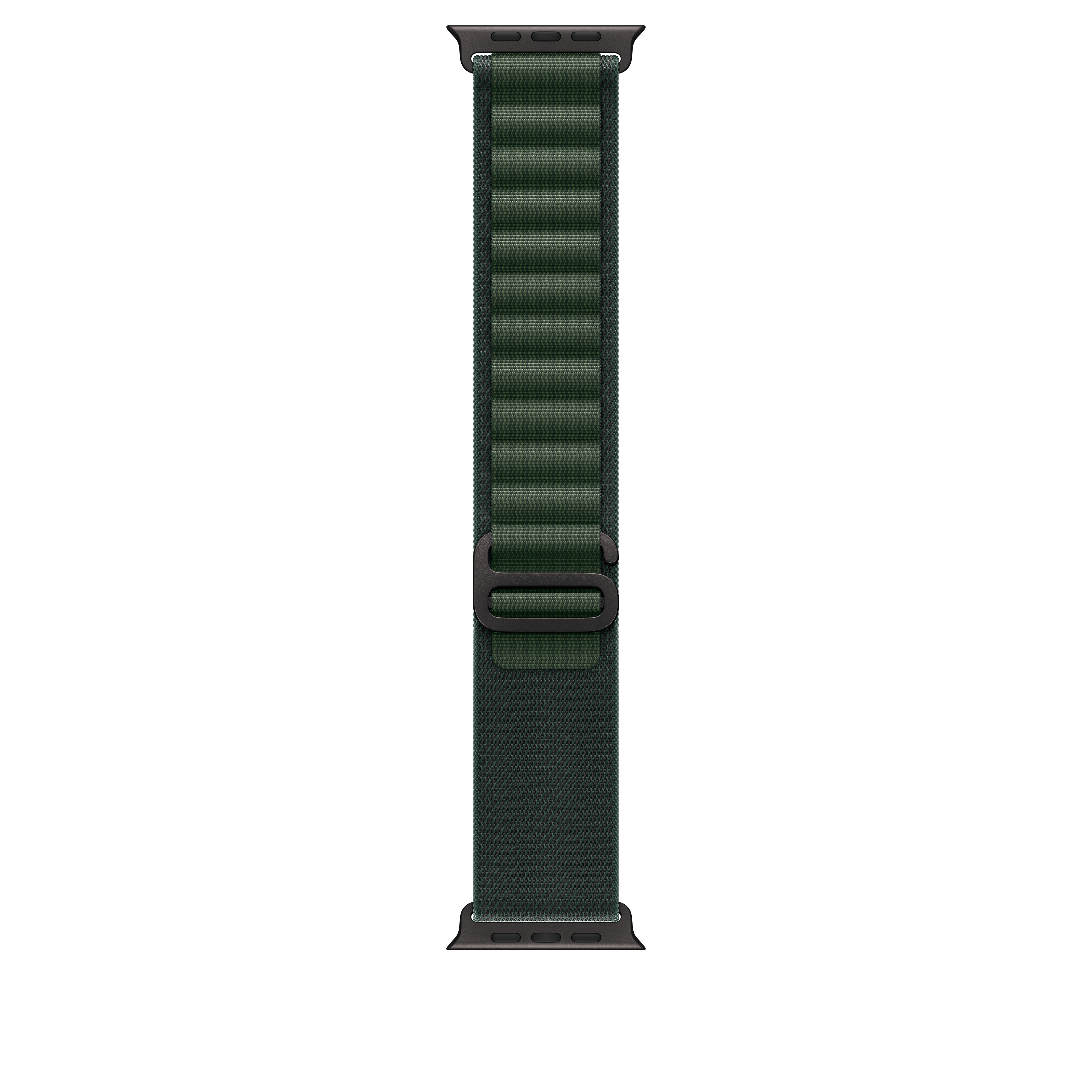 49 mm Alpine Loop - Large - crni titanij - tamno zelena